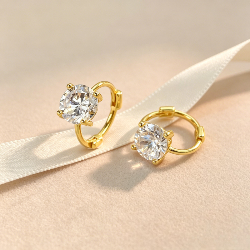 Women's Classic Zirconia Ear Studs, Exquisite Gift